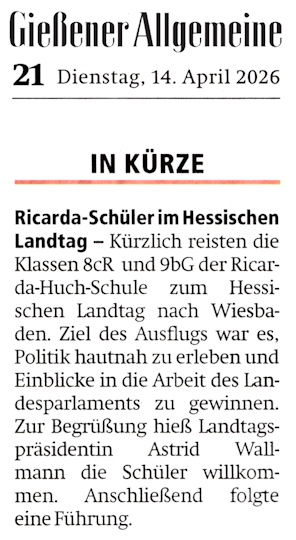 2026-04-14 GiAllgZ_S21 Ricarda-Schüler im Hessischen Landtag